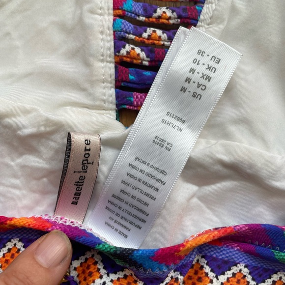 Nanette Lepore
Antigua Goddess Strappy One-Piece Swimsuit, Multicolor - Picture 3 of 3